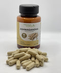 Organic Ashwagandha 900 MG 60 Vegan Capsules Premium Ayurvedic