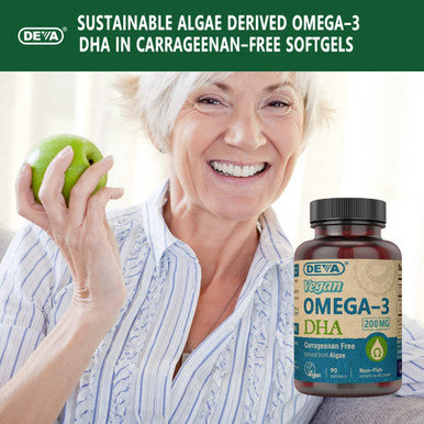 Deva Vegan Vitamins Dha Algae 200Mg Vegan 90 Sgel