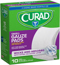 Curad Non-Woven Pro-Gauze 2" x 2" 10 Count Pack of 6