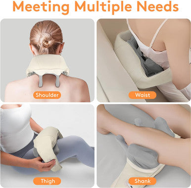 Neck Massager With Heat, Shoulder Massager, Shiatsu Neck And Back Massager, Muscle Pain Relief-Office, Home & Car
