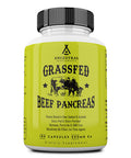 Ancestral Supplements Grass Fed Pancreas Digestive, Proteolytic Enzymes (Including Trypsin) and Pancreatic Support (180 Capsules)