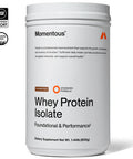 Momentous Essential Grass Fed Whey Protein Powder 20G Whey Isolate Protein Nsf Certified Gluten Free 24 Servings For Essential Everyday Use Chocolate Package May Vary