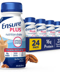 Ensure Plus Strawberry Nutrition Shake, 24 Pack | Meal Replacement Nutritional Drinks with 27 Vitamins & Minerals, 350 Calories, Clinically Proven to Help Adults Gain Weight