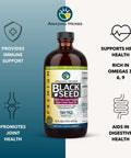 Amazing Herbs Premium Black Seed Oil - Gluten Free, Non Gmo, Cold Pressed Nigella Sativa Aids In Digestive Health, Immune Support, Brain Function, Joint Mobility - 16 Fl Oz (Pack Of 2)