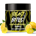 BEAST BITES Nutrition Creatine Monohydrate Gummies 5000mg (135 Count)-Lemon Flavor.
