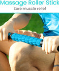 Vive Massage Stick Roller For Muscle, Back, Legs - Deep Tissue Body Fascia Massager For Hamstring, Calf, Neck Pain, Trigger Point, Exercise -Rolling Relief Tool For Physical Therapy, Recovery