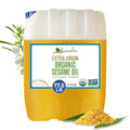 Kevala Organic Extra Virgin Sesame Oil ÃƒÂ¢Ã¢â€šÂ¬Ã¢â‚¬Å“ 17.5 lb, Body Care and Hair Care | High Smoke Point Vegetable Oil for Cooking and Baking, Made with Organic Sesame Seeds, Non-GMO, Kosher, Skin Care Uses