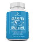 Ancestral Supplements Beef Lung (with Liver) Supports Lung, Respiratory, Vascular, Circulatory Health (180 Capsules)