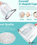 Ditind Cupping Therapy Set, 18 Pcs Cupping Set, Professional Cupping Kit For Massage Therapy, Portable Cupping With Case, Pump Suction Cups For Cellulite Muscle Pain Relief Physical Therapy.