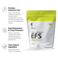 FIRST ENDURANCE EFS Hydration & Endurance Drink Mix - Premium Carbohydrates for Energy & Performance Electrolytes for Rapid Rehydration & Running Cycling and Triathlon Nutrition | Isotonic Energy Fuel | Lemon-Lime