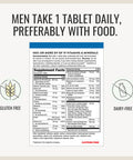 Nature'S Way Alive! Men S 50+ Complete Multivitamin, Supports Multiple Body Systems, Supports Cellular Energy, High Potency B-Vitamins, Gluten-Free, 130 Tablets