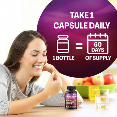 Zoyava Revitalize Your Wellness Saffron Zestyzen 4000Mg 60 Capsules
