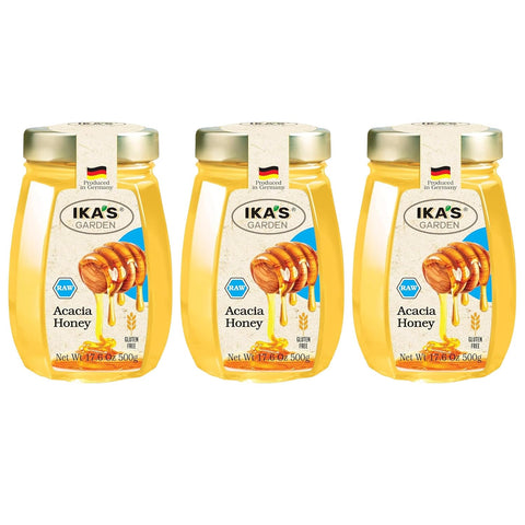 Ika's Garden Raw Manuka Honey with Blossom Honey - 100% Pure, Unfiltered, Gluten-Free Ã¢â‚¬â€œ Product of Germany, 17.6 oz (500g) Jar