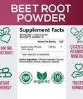 Nature's Nutrition Beet Root Capsules 1300mg Per Serving Natural Beetroot Powder Extract USA Bottled Vegan Herbal Nitrate Supplement Nitric Oxide Supports Natural Endurance and Energy NonGMO 60 Capsules