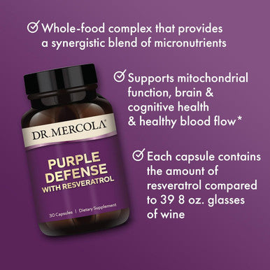 Dr Mercola Purple Defence - 30 capsules