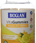 Bioglan Vitagummies | High Strength Vitamin D3 | Vegetarian Friendly | Delicious lemon flavour | 60 Chewy Gummies
