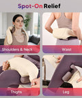 Arboleaf 6D Neck Massager For Pain Relief Deep Tissue Shiatsu Shoulder Massager With Heat Cordless Kneading Massager For Neck, Back, Leg, For Mom Dad, Fsa And Hsa Eligible
