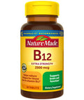 Nature Made Extra Strength Vitamin B12 2500 Mcg Dietary Supplement For Energy Metabolism Support 60 Tablets 60 Day Supply