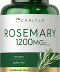 Carlyle Rosemary Capsules | 1200mg | 200 Count | Non-GMO & Gluten Extract