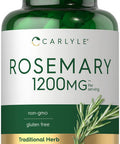 Carlyle Rosemary Capsules | 1200Mg | 200 Count | Non-Gmo & Gluten Free Extract