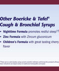Nature'S Way Boericke & Tafel Daytime Cough & Bronchial Syrup, Cough Suppressant & Expectorant , Non-Drowsy, 4 Fl. Oz