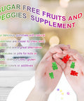 Alliwise Sugar-Free Fruits And Veggies Original Gummies Supplement, Multi-Vitamins & Minerals In Gummies, Natural Fruits And Vegetables Supplement, Immunity & Antioxidant & Energy Supplements For Women & Men