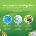 Natures Craft Liquid Omega 3 EPA DHA for Kids - Organic Vegan Omega 3 for Kids Brain Eye and Full Body Development with Vegan DHA EPA & ALA - Kids Omega 3 Liquid Supplement with Algae & Flaxseed Oil Liquid 2 Fl Oz