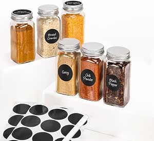 Portable Pepper Shaker (Yellow) - Versatile Seasoning Set, Multi Functional Salt Dispenser Spice Shakers for Easy Use - Convenient & Durable Plastic Salt and Pepper Dispenser for Fine Spices