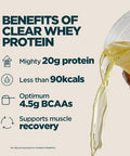 Myprotein Clear Whey Isolate Protein Powder - Mojito - 871g - 20 Servings - Cool and Refreshing Whey Protein Shake Alternative - 20g Protein and 4g BCAA per Serving