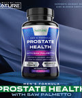 Built Nature Saw Palmetto For Men - Prostate Health Supplement Extract, Non-Gmo, Gluten-Free, Supports Prostate & Urinary Health, Aids Bladder Emptying, Helps Reduce Inflammation & Balding, 60 Capsules