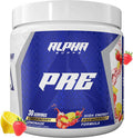 Alpha Supps Pre, Pre-Workout Powder For Men & Women, Back To Basics Preworkout Formula For Fitness & Gym Training Athletes - Boost Energy, Focus & Performance (30 Servings, Strawberry Lemonade)