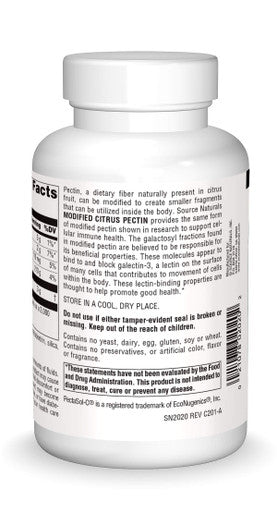 Source s PectImmune Modified Citrus Pectin 750mg - 120 Capsules