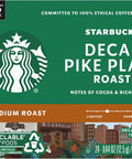 Starbucks Pike Place Decaf Coffee, Keurig (100684)