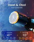 Renpho Massage Gun Deep Tissue With Heat And Cold Fsa Hsa Eligible Percussion Muscle Massage Gun Bluetooth Handheld Massager Gun Power+ Thermacool