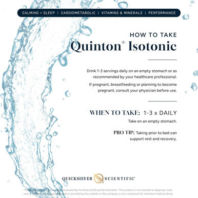 Quicksilver Scientific Original Quinton Isotonic Solution With Sea Water Minerals + Alpine Spring Water - Liquid Hydration, Electrolyte + Multi Minerals Supplement (30 Single Serving Vials)