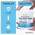Nootrix Grassfed Colostrum Supplement | Bovine Colostrum Powder Superfood, Supports Gut Health, Immunity, Muscle Recovery, Promotes Hair Growth & Radiant Skin, Sinus Health | Unflavored, 60 Servings