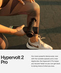 Hyperice Hypervolt 2 Pro and Heated Head - Featuring Quiet Glide Technology - Handheld Percussion Massage Gun | 5 Speeds 5 Interchangeable Heads | Helps Relieve Sore Muscles and Stiffness