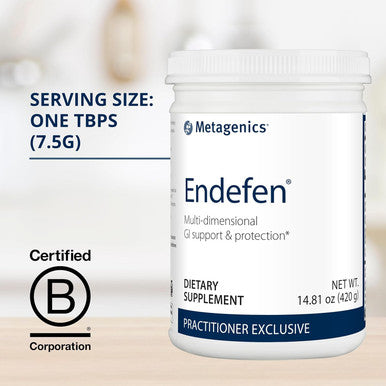 Metagenics Endefen - Gastric Mucosa Support - Gluten- - Non-GMO - Antioxidants Supplement - GI & Gut Relief - Immune Support - 14.81 oz