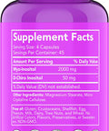 Myo Inositol & D-Chiro Inositol (2,050mg - 180 Capsules) | Hormone Balance for Women* | 40:1 Ratio | Ovulation, Ovarian, Menstruation & Fertility Support Supplement*