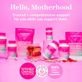 Pink Stork Postpartum Sitz Bath Soak: Dead Sea Salt for Perineal Care & Cleansing Postpartum Recovery Labor and Delivery Essentials Women-Owned Unscented 16 oz