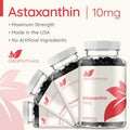 Algae Based Astaxanthin Supplement - Rapid Release Astaxanthin 10Mg Non-Gmo Super Potent Antioxidant And Carotenoid For Skin Immunity And Eye Health Support - Made In A Cgmp Us Lab (6 Month Supply)