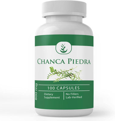 PURE ORIGINAL INGREDIENTS Chanca Piedra & Malic Acid Capsule Bundle (100 Capsules Each), No Additives Or Fillers, Lab Verified