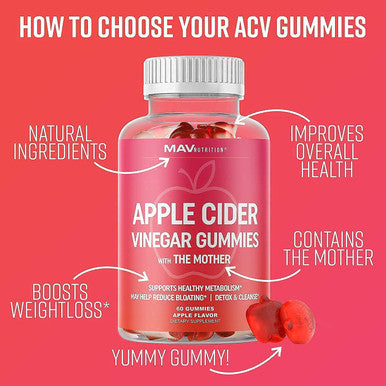 MAV Nutrition Collagen Gummies Apple Cider Vinegar Gummies Bundle