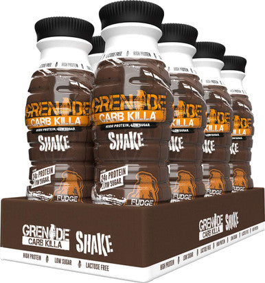 Grenade Carb Killa High Protein Shake Fudge Brownie, 8 x 330 ml