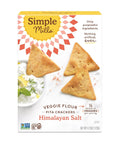 Simple Mills Veggie Pita Crackers Himalayan Salt Gluten Vegan Healthy Snacks Paleo Friendly 4.25 Ounce (Pack of 1)
