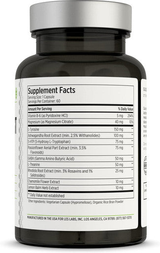 Les Labs Serenity Now Duo - Mood Boost & GABA Health Bundle Supports a Positive Mood and Better Rest