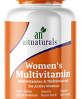 Aitnaturals Women's Multivitamin - 120 Capsules | Enriched with Vitamin A C D E K B12 Folate Iron Calcium Magnesium Biotin Zinc & Iodine | Support Bone Muscle Health Energy & Metabolism