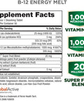 B12 Energy Berry Lemonade Melt w/ Super Fruits by Purity Products Methylcobalamin B12 Vitamins B6 D3 Folic Acid and Biotin High Absorption MecobalActive B 12 30 Melting Tablets
