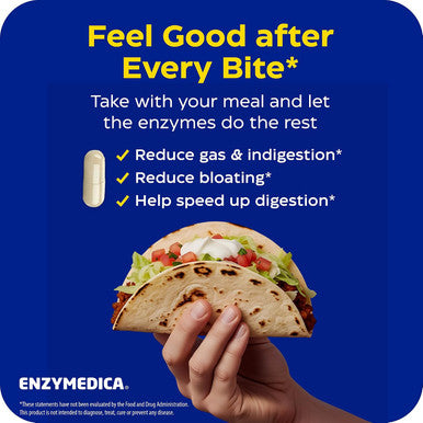 Enzymedica Digest Complete Digestive Enzyme Formula 30 Capsules
