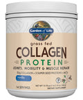 Garden of Life Grass Fed Collagen Protein Powder - Vanilla 14 Servings Collagen Powder For Joints Mobility Muscle Repair Collagen Peptides Super Seeds Coconut Mcts Hydrolyzed Collagen Supplement
